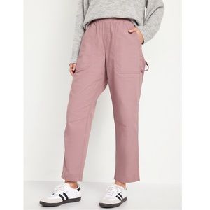 Brand New High-Waisted Pulla Utility Pants Old Navy in Woodrose